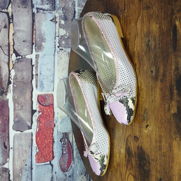 Amalfi "Oslo" Leather Ballet Flats - Picture 5 of 11